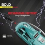 Zebion Bold Transparent Bluetooth Wireless Mouse Dual Mode RGB Blue - Image 9