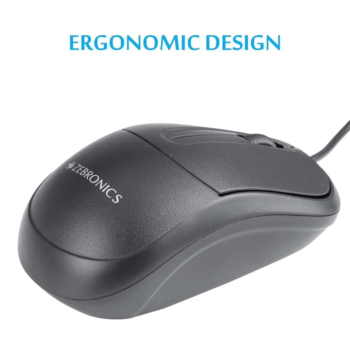 Zebronics Zeb-Comfort+ Wired USB Mouse - Image 6