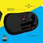 ZEBRONICS Zeb-Bold 2.4GHz Wireless Optical Mouse with High Precision - USB - Image 5