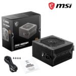 MSI MAG A650BN 650W Power Supply, 80 Plus Bronze Certified, 12V Single-Rail, DC-to-DC Circuit, 120mm Fan, Active PFC, Gaming PC PSU, 5-Year Warranty - Image 6