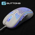 TAG Gamerz Fusion RGB Gaming Mouse White – 4800 DPI, 6 Buttons - Image 4