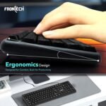 FRONTECH KB-0047 Wired Keyboard 104 Keys USB Slim Design - Image 4