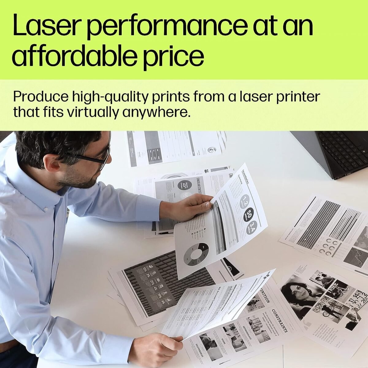 HP LaserJet 1188fnw Monochrome Wi-Fi Printer - Print Copy Scan Fax, ADF - Image 7