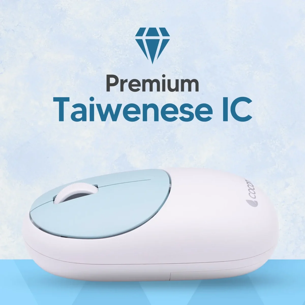 Coconut KUDOS WM31 Bluetooth Wireless Mouse, 1200 DPI, Power-Saving, 2 Million Clicks, 5 LED Colors, 3-Year Warranty - Image 5