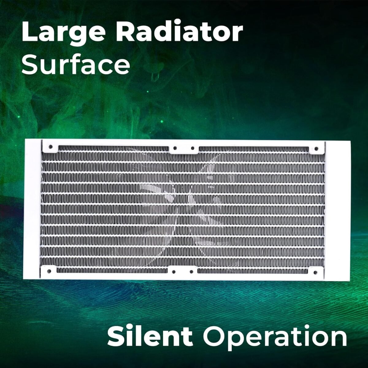 Zebronics AIO240AW 240mm AIO Liquid Cooler - ARGB Sync, LGA1700/AM5 Support, White - Image 6