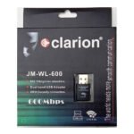 Clarion 600 Mbps Wireless Dual Band USB Adapter | 2.4GHz & 5GHz | Model JM-WL-600
