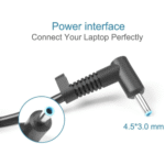 HP 65W Original Laptop Charger Adapter 4.5mm Black - Image 6