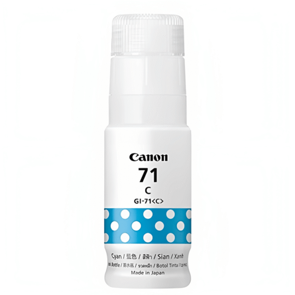 Canon 71 Cyan Ink Bottle (Original)