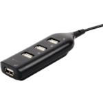 Zebronics ZEB-90HB USB Hub, 4 Ports, Pocket-Sized, Plug & Play