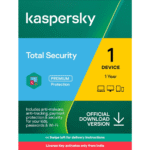 Kaspersky Total Security Antivirus – 1 User, 1 Year (Latest Version) Email Delivery