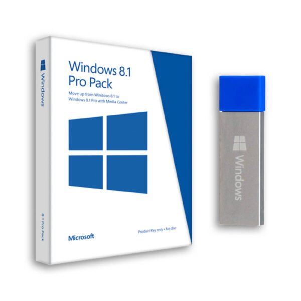 Windows 8.1 All-in-One Bootable Pendrive - Basic, Pro, Enterprise (32-bit/64-bit) - Lifetime Use