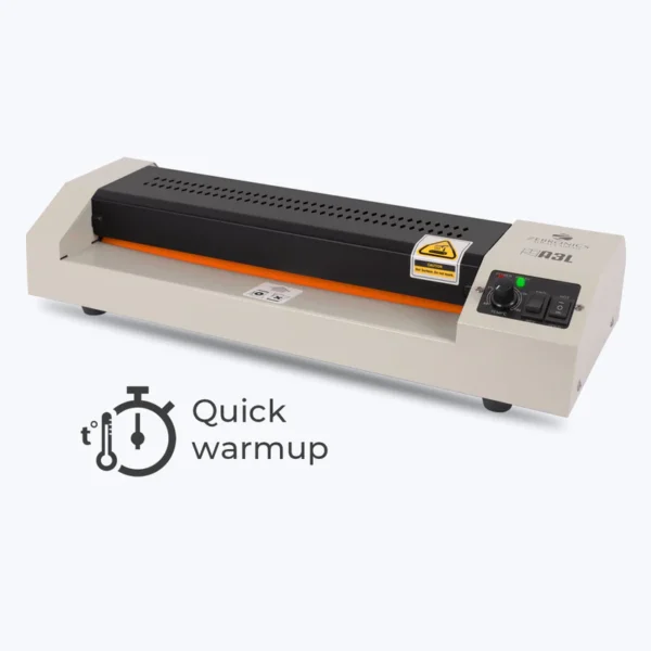 Zebronics A3L Thermal Laminator with Anti-Jam System, Hot/Cold Control Switch, LED Indicators - Compatible up to A3 Size