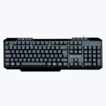 ZEBRONICS ZEB-KM2000 Wired USB Keyboard 115 Keys 8 Hotkeys Rupee Key Retractable Stand