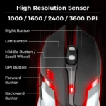 Zebronics Zeb-Optimus Ultimate Keyboard & Mouse Combo - White, Illuminated, Ergonomic - Image 5