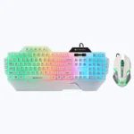 Zebronics Zeb-Optimus Ultimate Keyboard & Mouse Combo - White, Illuminated, Ergonomic