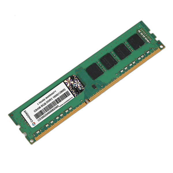 Consistent 8GB DDR3 Desktop RAM - 1600MHz (3 Years Warranty)