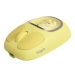 FINGERS CuteClicks WB4 Wireless Mouse USB Bluetooth Rechargeable 1200 DPI (Yellow) - Image 3