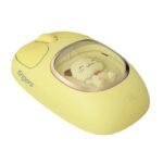 FINGERS CuteClicks WB4 Wireless Mouse USB Bluetooth Rechargeable 1200 DPI (Yellow) - Image 2