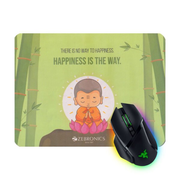 Zebronics Model 1 Mouse Pad - Micro-Textured Fabric Surface