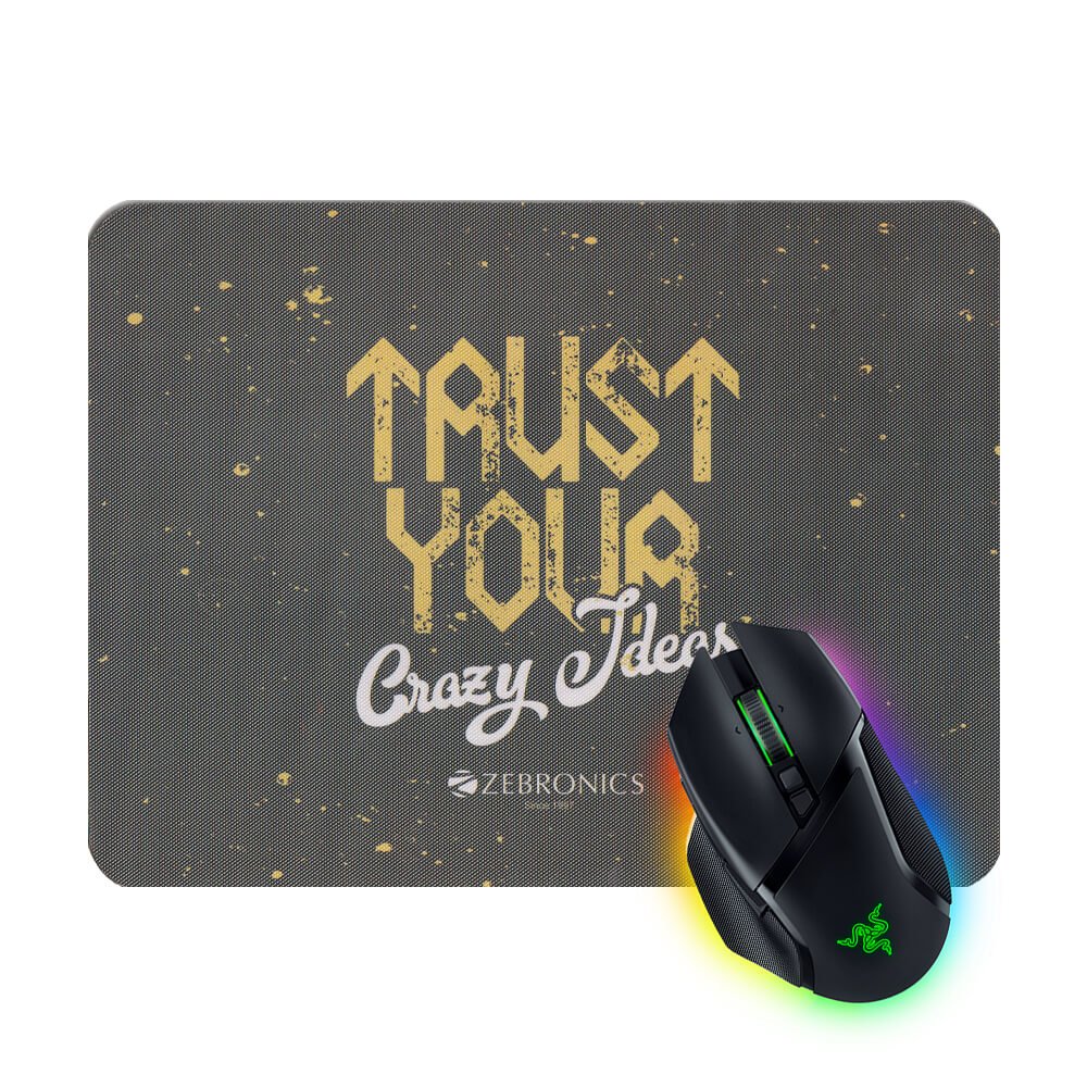 mouse-pad-2.jpg Zebronics Model 2 Mouse Pad - Micro-Textured Fabric Surface - Image 1