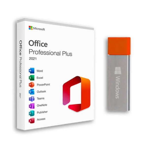 Microsoft Office 2021 Professional Plus - With Pendrive